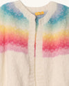 Rose Carmine Clothing One Size Rainbow Cardigan