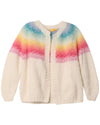 Rose Carmine Clothing One Size Rainbow Cardigan