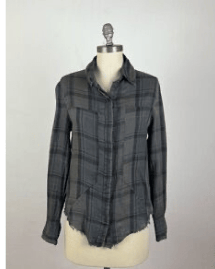 RtA Clothing Small Joplin Plaid Shirt