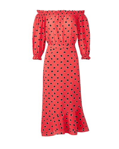 SALONI Clothing Small Grace Polka Dot Dress