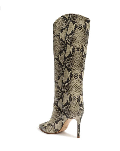 Schutz Shoes Large | 9 "Maryana" Snakeskin Leather Boot