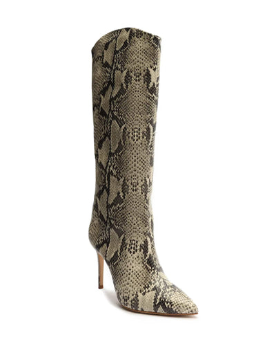 Schutz Shoes Large | 9 "Maryana" Snakeskin Leather Boot