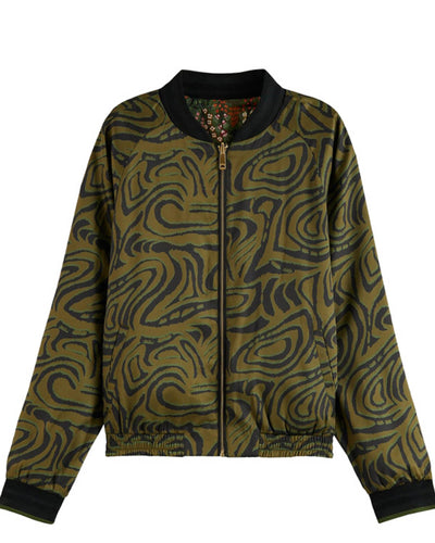 Scotch & Soda Clothing XS Reversible Bomber Jacket