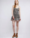 Self Contrast Clothing "Willow" Mini Boarder Dress