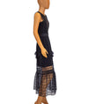 SELF-PORTRAIT Clothing XS | US 2 "Frilled Column" Dress