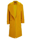 Sergio Hudson Clothing XS Wool-Cashmere Long Swing Coat