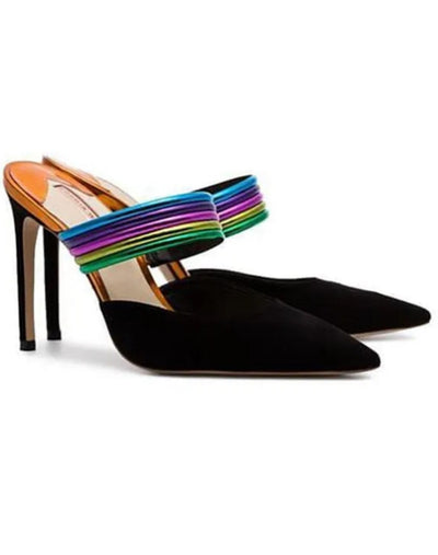 Sophia Webster Shoes Small | US 6.5 "Joy" Rainbow Pump Mules