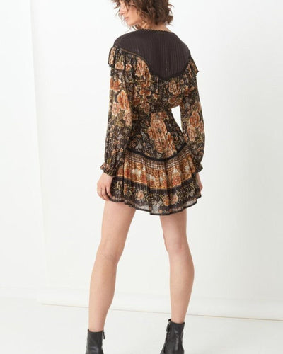 Spell & The Gypsy Collective Clothing Small "Mystic Bells" Mini Dress in "Nightfall"