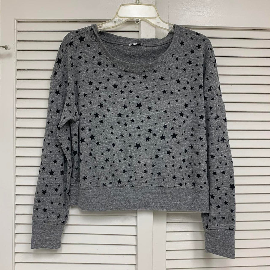 Splendid Clothing Small Cropped Star Sweatshirt