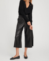 SPRWMN Clothing Medium Black Leather Culotte