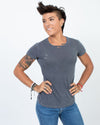 Stateside Clothing Small Grey Distressed Tee