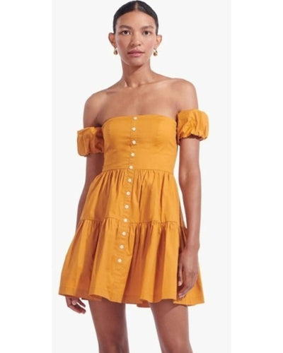 STAUD Clothing XS | US 2 Elio Off-Shoulder Dress