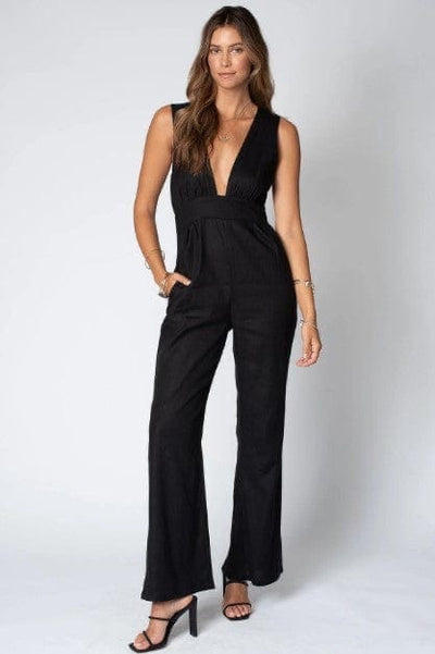 STILL WATER Clothing Large "Mothers" Wide Leg Jumpsuit