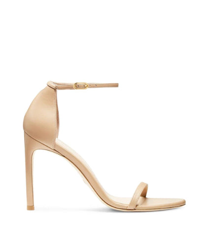 Stuart Weitzman Shoes Medium | 7 "Nudistsong" Strap Sandal in "Adobe Beige"