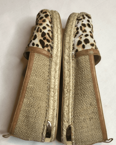 Stuart Weitzman Shoes Small | 6 Leopard Print Espadrille Slip On