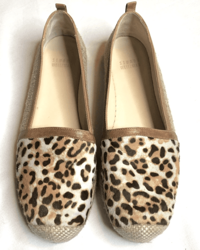 Stuart Weitzman Shoes Small | 6 Leopard Print Espadrille Slip On