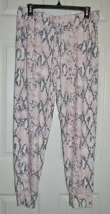 SUNDRY Clothing XS Pink & Grey Snake Print