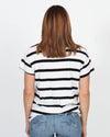 The Great Clothing Small Black Stripe "Boxy Crew" Tee