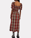 The Great Clothing XS | US 0 The Savanna Plaid Midi Dress