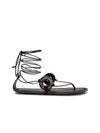 The Row Shoes Medium | 8 Ring Horn Sandals