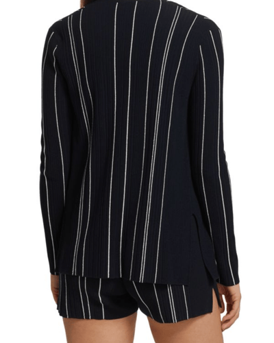 Theory Clothing Small Hankson Striped Cardigan