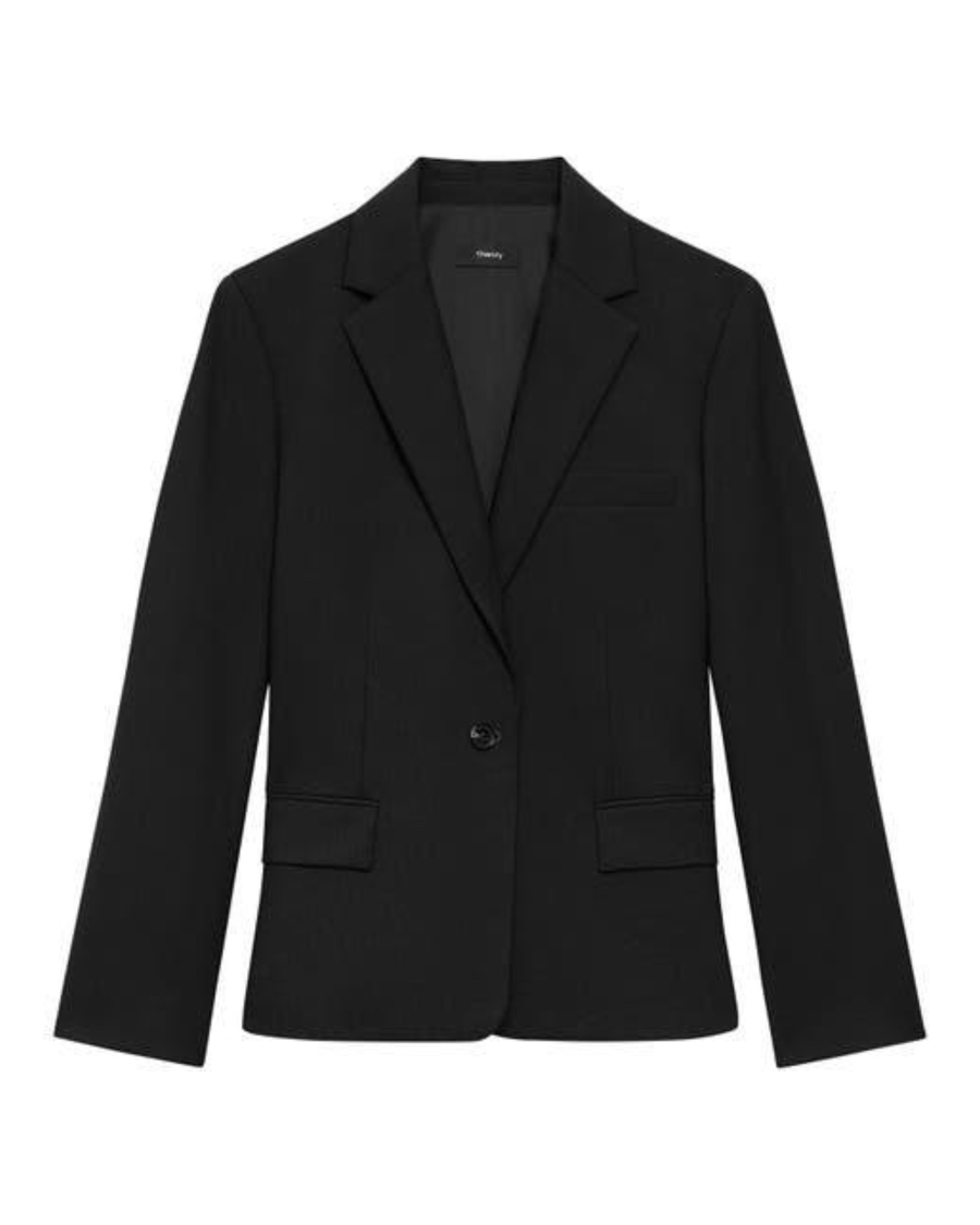 Theory Clothing XS | US 2 Crepe Blazer