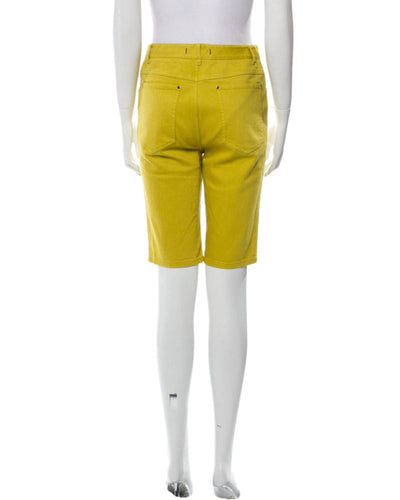 Tibi Clothing Medium | US 10 Tibi Knee Length Mustard Shorts