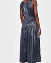 Tibi Clothing Medium | US I 4 Tibi Liquid Drape Shirred Jumpsuit