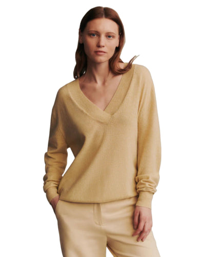 TWP Clothing Small Deep V Cashmere Sweater