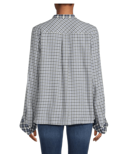 TWP Clothing XS TWP Bishop Collar Plaid Button Down Shirt