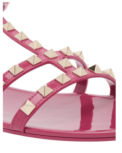 Valentino Shoes Medium | 8 Rockstud Gladiator Flat Sandals