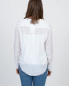 Velvet by Graham & Spencer Clothing Small White Sheer Blouse