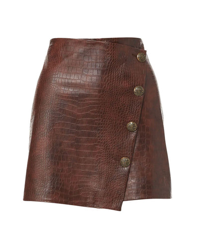 Veronica Beard Clothing XS | US 0 Dinard Croc-Effect Leather