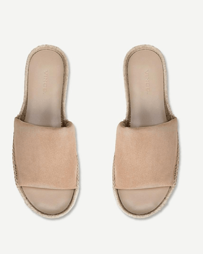 Vince Shoes Medium | 8 Jesse Suede Slip-On Platform Sandal