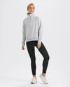 Vuori Clothing Small Grey "Restore" Half Zip Sweatshirt