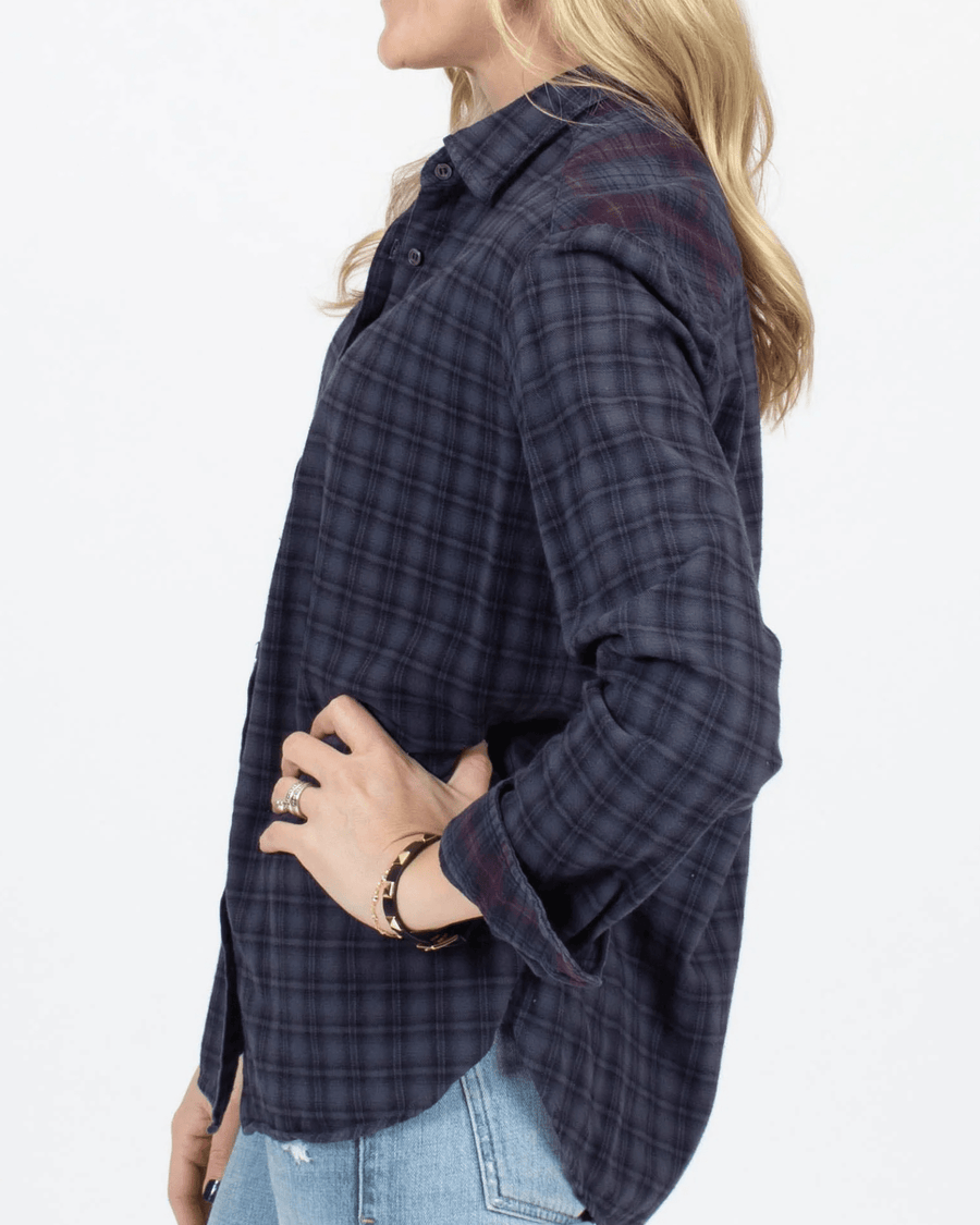 XíRENA Clothing Medium Plaid Button Down