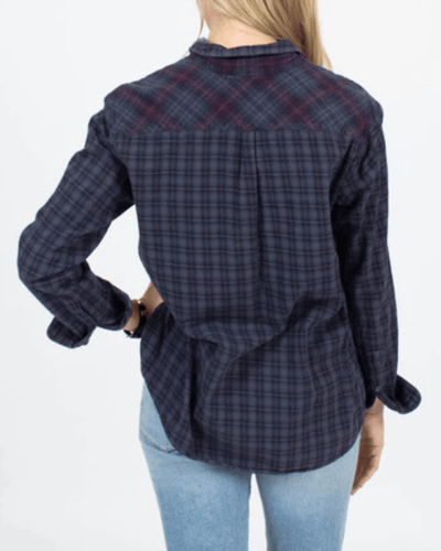 XíRENA Clothing Medium Plaid Button Down