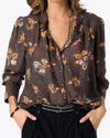 XíRENA Clothing Small "Hailey Top in Marigold Print"