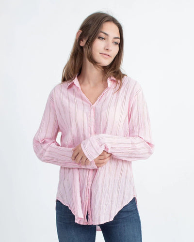 XíRENA Clothing XS Pink Beckett Stripe Beau Shirt