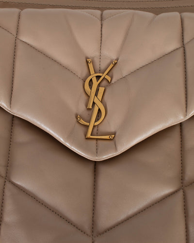 Yves Saint Laurent Bags One Size "Lou Lou Puffer Chain Bag in Quilted Lambskin"