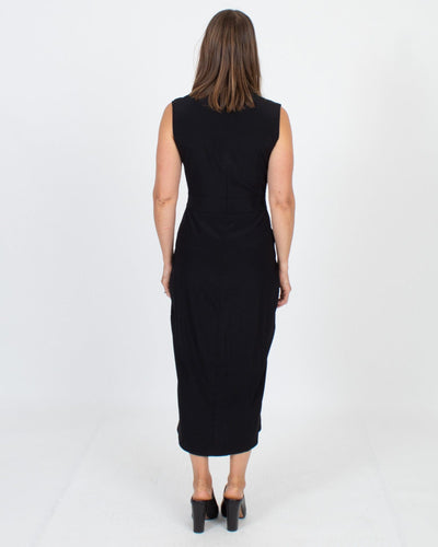 Zero + Maria Cornejo Clothing Small | 6 Black Sleeveless Silk Dress