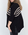 360 Sweater Clothing Medium Striped Cashmere Poncho