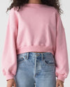 AGOLDE Clothing Small "Balloon Sleeve Cropped" Sweatshirt