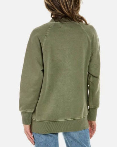 Alex Mill Clothing Medium "David" Green Sweatshirt Cardigan