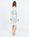 Alexander McQueen Clothing Small Sheer Eyelet Dress