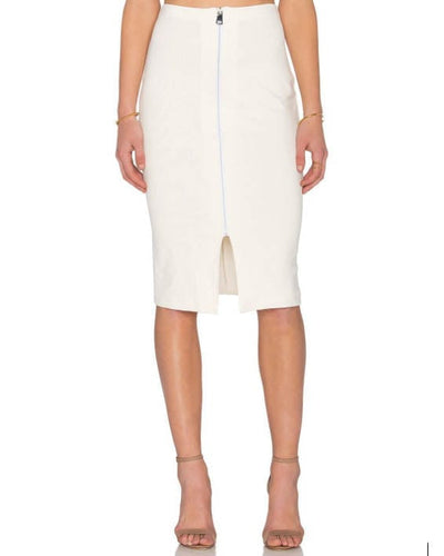 Amanda Uprichard Clothing Small Ivory "Kara" Skirt