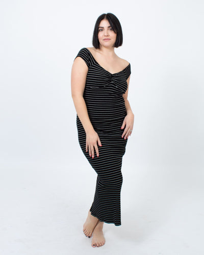 Amuse Society Clothing Large Striped Midi Dress