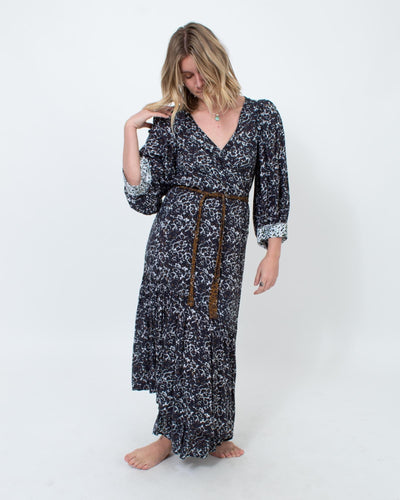 APIECE APART Clothing Small | US 4 Printed Wrap Dress