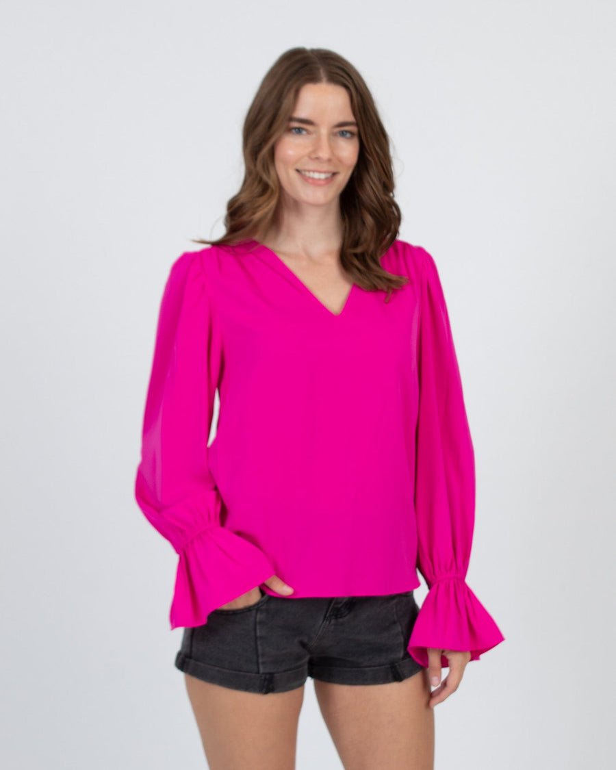 AQUA Clothing Small Puff Sleeve Blouse