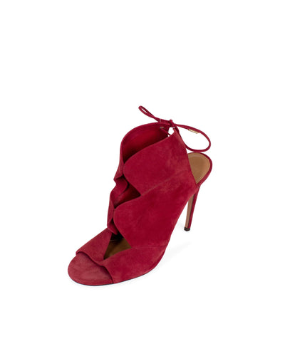 Aquazzura Shoes Large | US 9.5 "Pasadena" Suede Cut Out Heels